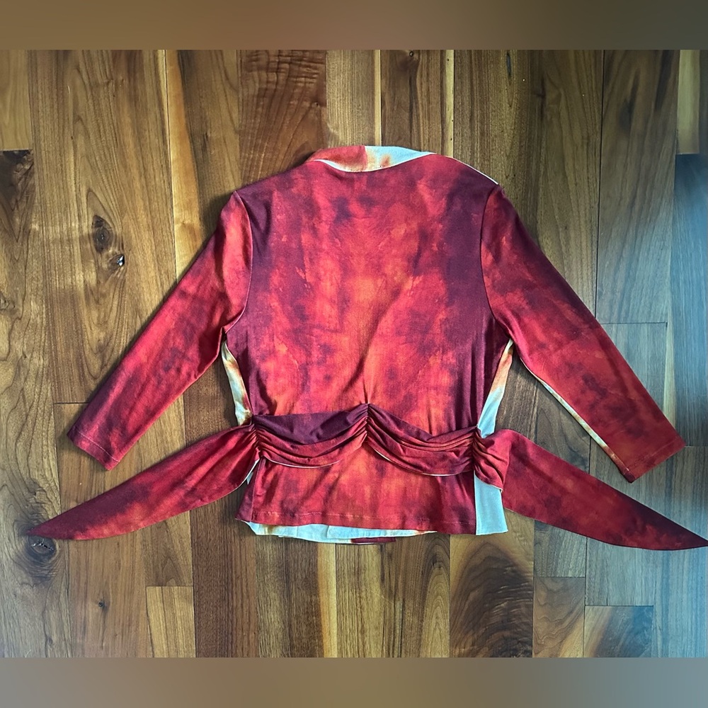 NWT Isabel de Pedro Tie Dye Cardigan; Size 8 (Fits like Small) - Picture 2 of 12